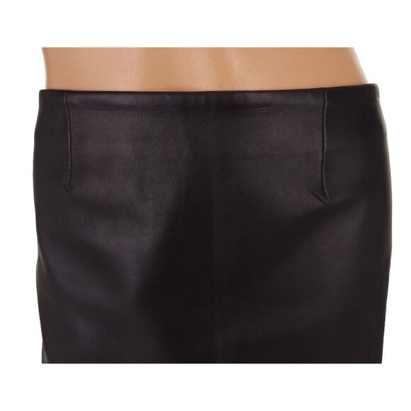 Mackage Collection Leather Mini Skirt Size M Womens Black - Picture 2 of 6